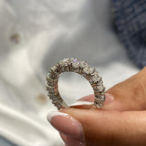 Diamond Eternity Ring 2.58 Carat White Gold 14K