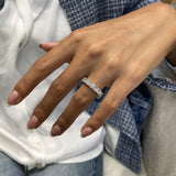 Diamond Eternity Ring 2.58 Carat White Gold 14K