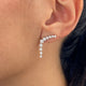 Diamond Drop Earrings 1.3 ct White Gold