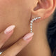 Diamond Drop Earrings 1.3 ct White Gold