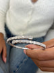 Diamond Cubes Bangle Bracelet, 14K Gold