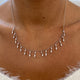 Diamond Chain Necklace 1.7 ct White Gold
