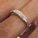 Wedding Band Ring 0.7 ct TCW , Solid Gold 14k