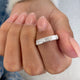Wedding Band Ring 0.7 ct TCW , Solid Gold 14k