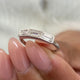 Wedding Band Ring 0.7 ct TCW , Solid Gold 14k