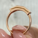 Diamond Stackable Fashion Ring 0.65 ct TCW, Rose Gold 14K