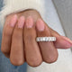 Diamond Wedding Band Fashion Ring 1 ct TCW, White Gold 14K