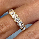 Diamond Band Ring 1 ct Yellow Gold