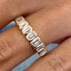 Diamond Band Ring 1 ct Yellow Gold