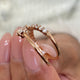 Diamond Statement Fashion Ring 1.15 ct TCW, Rose Gold 14K