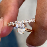 Diamond Statement Fashion Ring 1.15 ct TCW, Rose Gold 14K