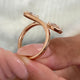 Diamond Statement Fashion Ring 1.10 ct TCW, Rose Gold 14K