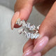 Diamond Wrap Fashion Ring 1.45 ct TCW, White Gold 14K