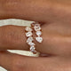 Diamond Open Ring 1.4 ct Rose Gold