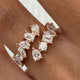 Diamond Statement Fashion Ring 1.45 ct TCW, Rose Gold 14K