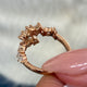 Diamond Statement Fashion Ring 1.45 ct TCW, Rose Gold 14K