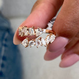 Diamond Statement Fashion Ring 1.45 ct TCW, Rose Gold 14K