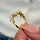 Diamond Statement Fashion Ring 1.45 ct TCW, Yellow Gold 14K
