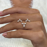 Diamond Wrap Fashion Ring 1 ct TCW, White Gold 14K