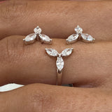 Diamond Wrap Fashion Ring 1 ct TCW, White Gold 14K