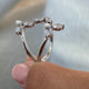 Diamond Wrap Fashion Ring 1 ct TCW, White Gold 14K