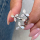 Diamond Wrap Fashion Ring 1 ct TCW, White Gold 14K