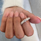 Diamond 5 Stone Fashion Ring 1.05 ct TCW, White Gold 14K