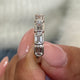 Diamond 5 Stone Fashion Ring 1.05 ct TCW, White Gold 14K