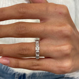 Diamond Band Ring 1 ct White Gold