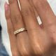 Diamond Stackable Fashion Ring 1.10 ct TCW, Yellow Gold 14K