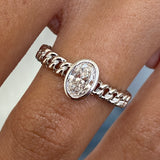 Diamond Solitaire Ring 0.5 ct White Gold
