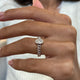 AD198R-W Ring 0.5 ct TCW , Solid Gold 14k