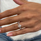 AD198R-W Ring 0.5 ct TCW , Solid Gold 14k