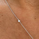 Diamond Pendant Necklace 1.3 ct White Gold