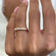 Diamond Stackable Fashion Ring 1.10 ct TCW, Rose Gold 14K