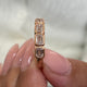 Diamond Stackable Fashion Ring 1.10 ct TCW, Rose Gold 14K