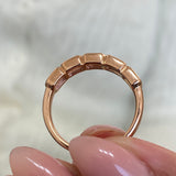 Diamond Stackable Fashion Ring 1.10 ct TCW, Rose Gold 14K