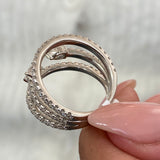 Diamond Statement Fashion Ring 1.50 ct TCW, White Gold 14K