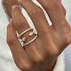 Diamond Statement Fashion Ring 1.50 ct TCW, Yellow Gold 14K