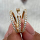 Diamond Statement Fashion Ring 1.50 ct TCW, Yellow Gold 14K