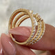 Diamond Statement Fashion Ring 1.50 ct TCW, Yellow Gold 14K