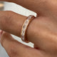 Diamond Stackable Fashion Ring 1.20 ct TCW, Rose Gold 14K