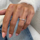 Diamond Stackable Fashion Ring 1.20 ct TCW, Rose Gold 14K