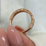 Diamond Stackable Fashion Ring 1.20 ct TCW, Rose Gold 14K
