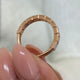 Diamond Stackable Fashion Ring 1.20 ct TCW, Rose Gold 14K