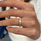 Diamond Band Ring 1.2 ct Rose Gold