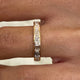Diamond Band Ring 1.2 ct Yellow Gold