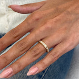 Diamond Stackable Fashion Ring 1.20 ct TCW, Yellow Gold 14K