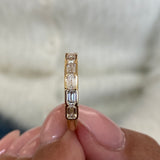 Diamond Stackable Fashion Ring 1.20 ct TCW, Yellow Gold 14K