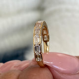 Diamond Stackable Fashion Ring 1.20 ct TCW, Yellow Gold 14K